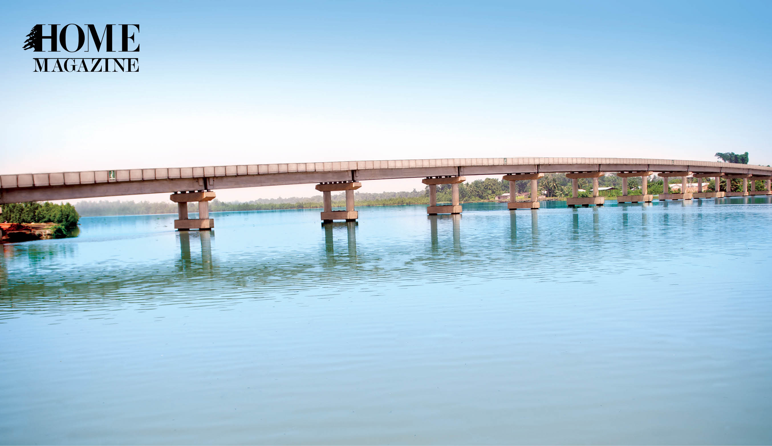 Bridge on water