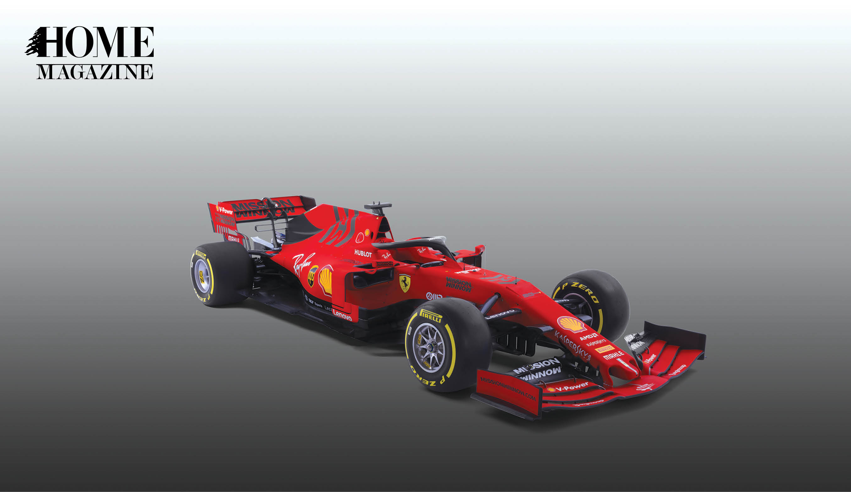 Red racing car