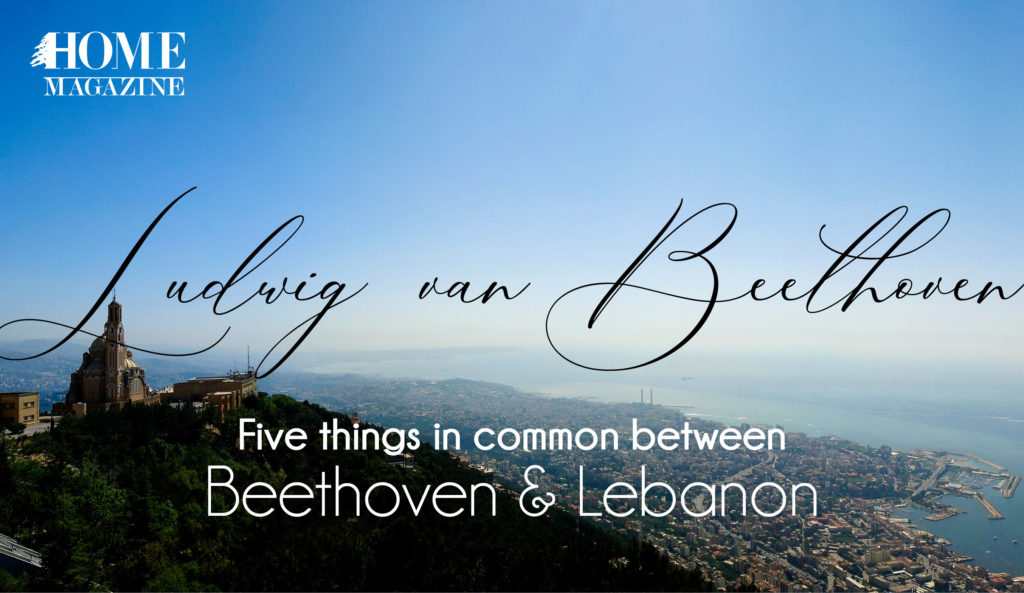 a view picture with the words Ludwig van Beethoven written and a small sentence